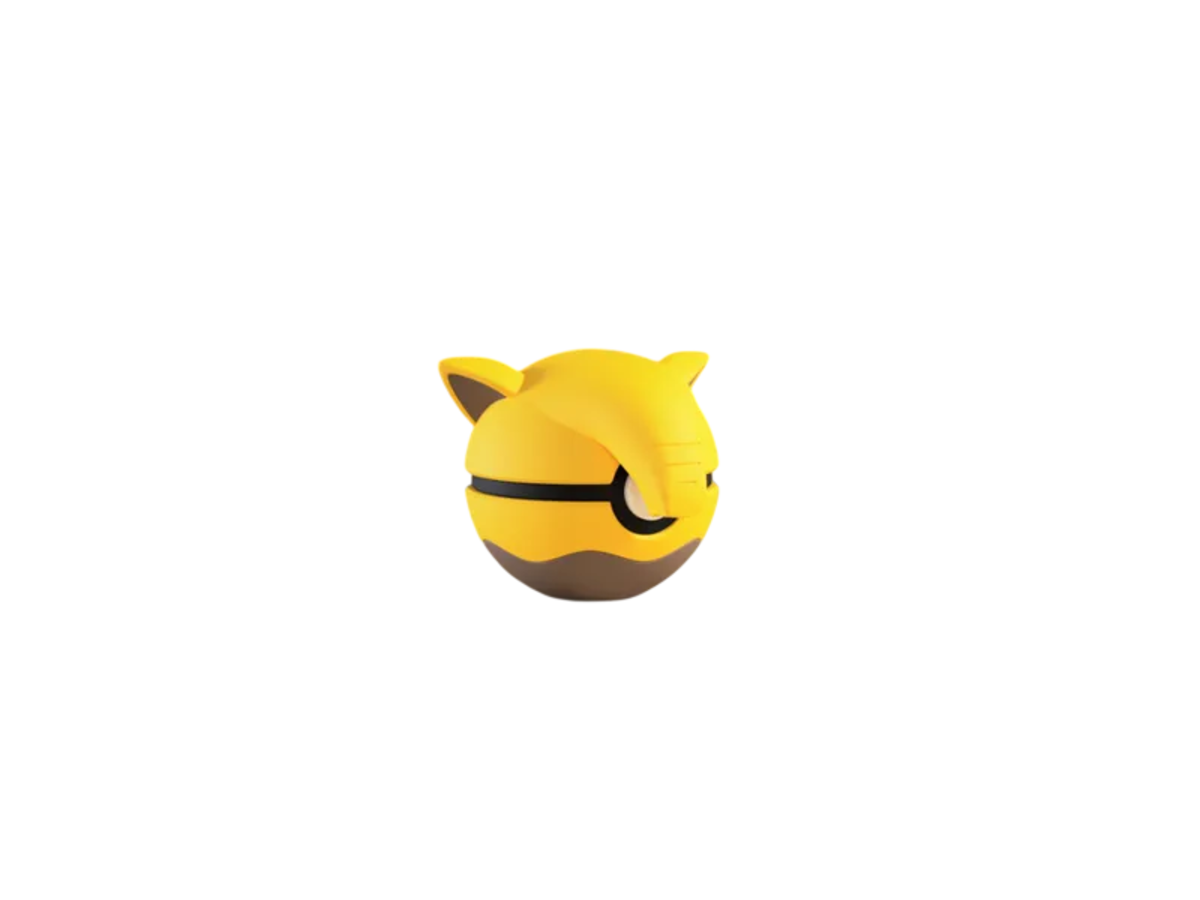Drowzee custom Poké Ball, 3D printed collectible