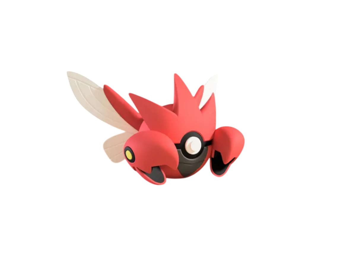 Scizor custom Poké Ball, 3D printed collectible