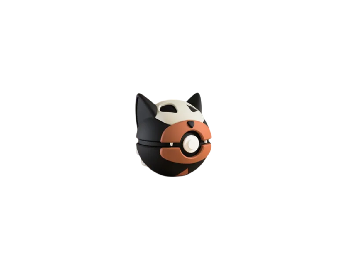Houndour custom Poké Ball, 3D printed collectible