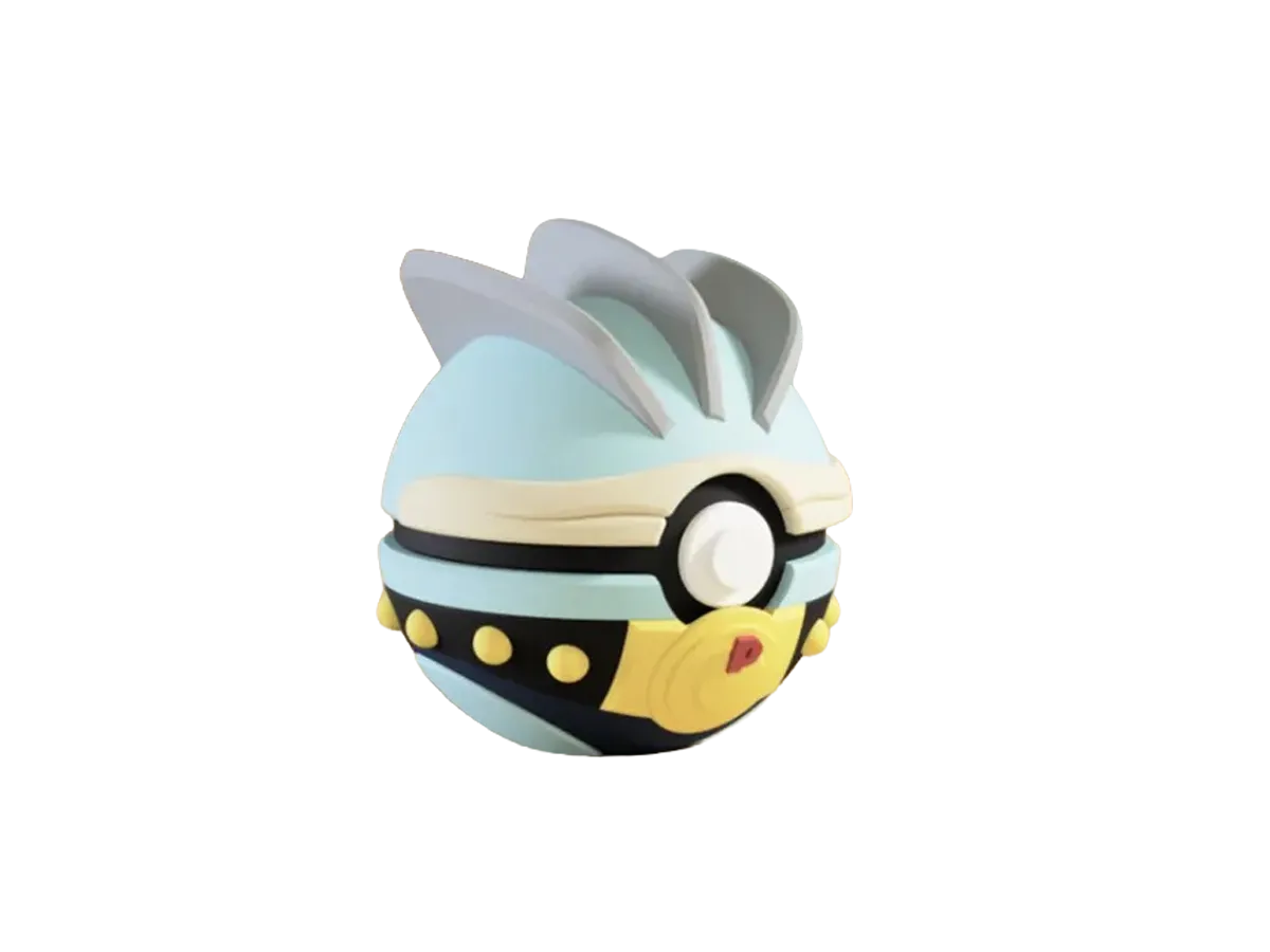 Machamp custom Poké Ball, 3D printed collectible