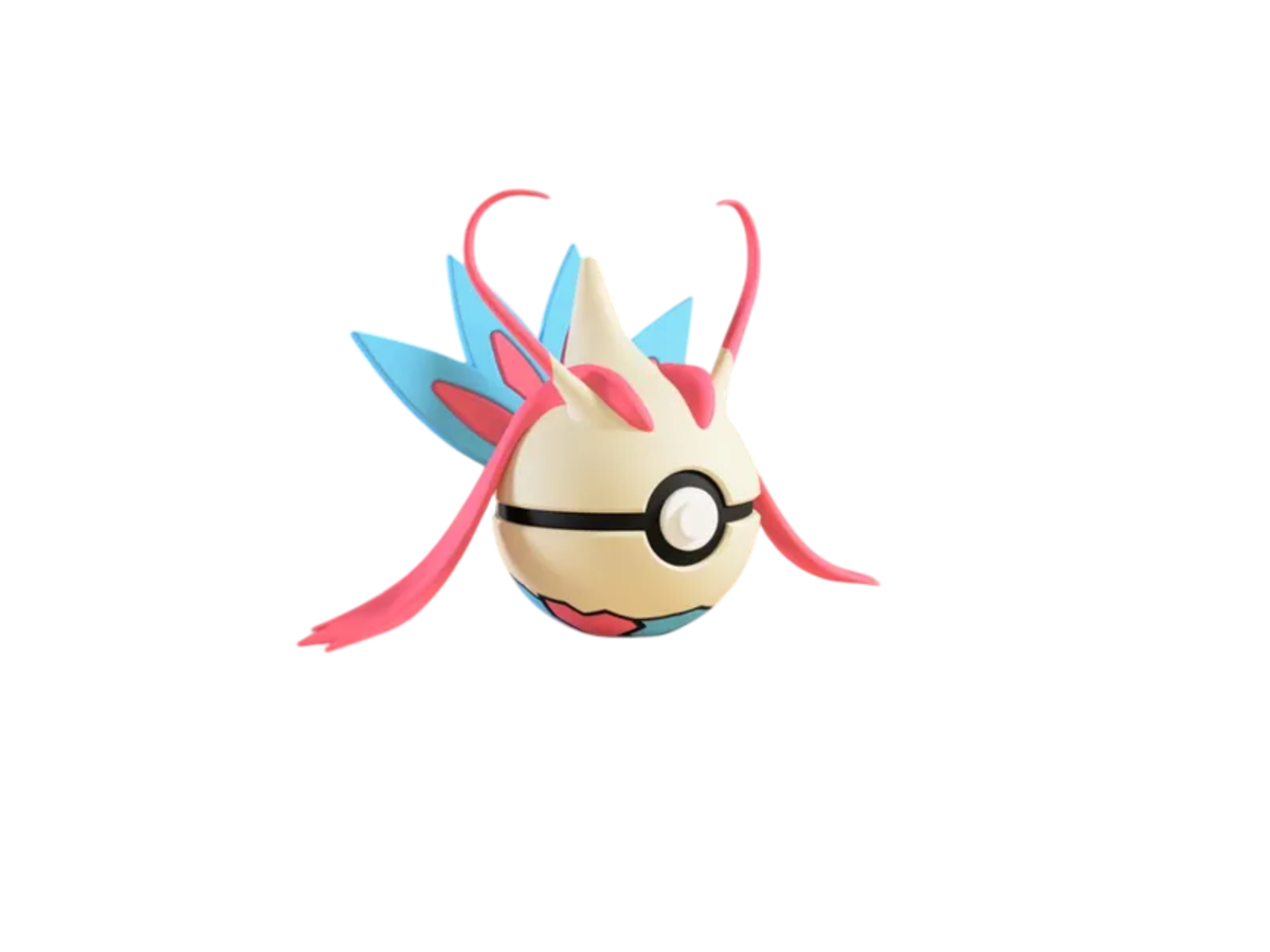 Milotic custom Poké Ball, 3D printed collectible