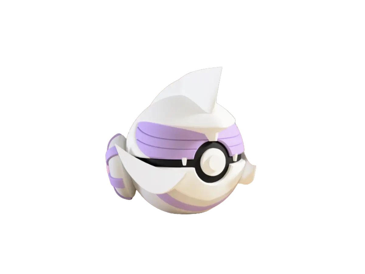 Palkia custom Poké Ball, 3D printed collectible