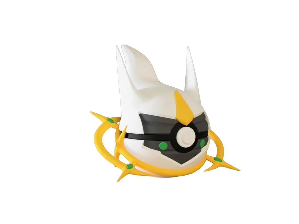 Arceus custom Poké Ball, 3D printed collectible