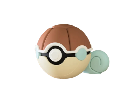 Squirtle custom Poké Ball, 3D printed collectible