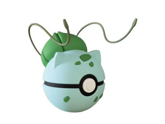 Bulbasaur custom Poké Ball, 3D printed collectible — Battle Ready