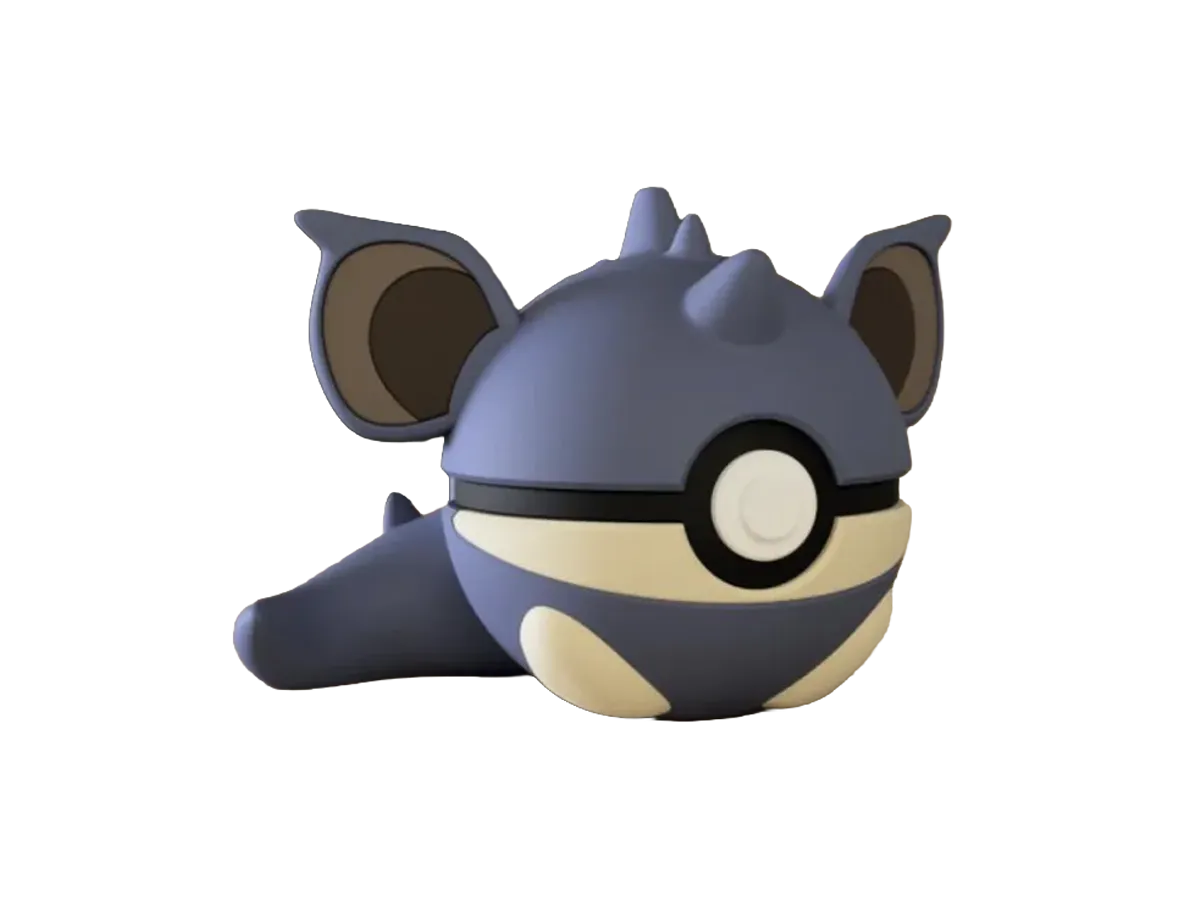 Nidoqueen custom Poké Ball, 3D printed collectible