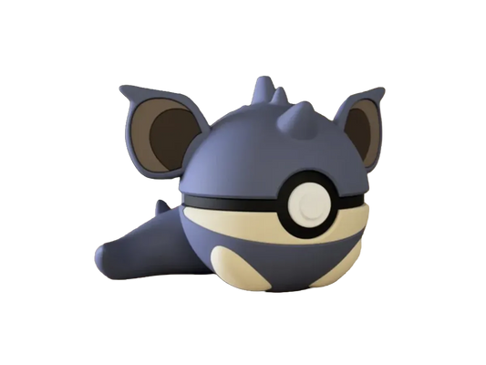 Nidoqueen custom Poké Ball, 3D printed collectible