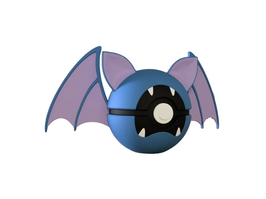 Zubat custom Poké Ball, 3D printed collectible