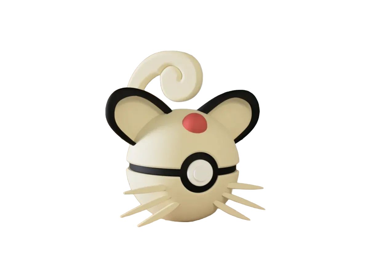 Persian custom Poké Ball, 3D printed collectible
