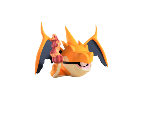 Charizard custom Poké Ball, 3D printed collectible — Signature Finish