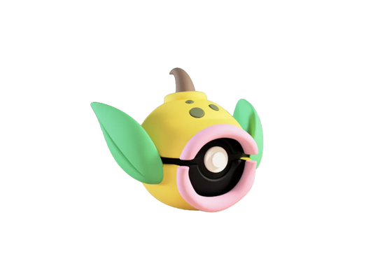 Weepinbell custom Poké Ball, 3D printed collectible