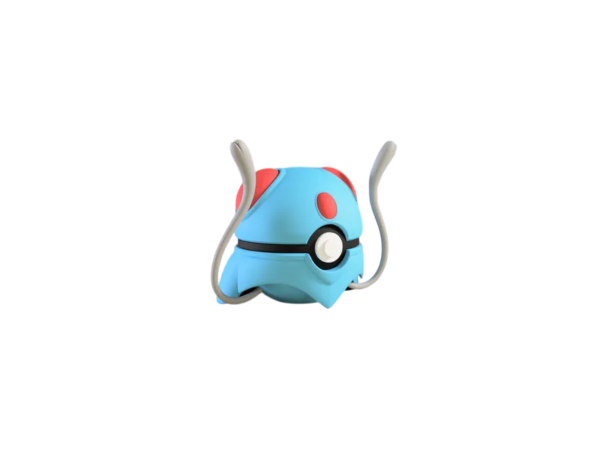 Tentacool custom Poké Ball, 3D printed collectible