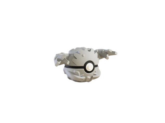 Graveler custom Poké Ball, 3D printed collectible