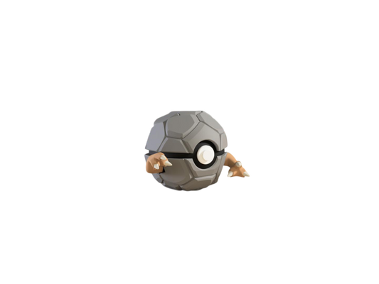 Golem custom Poké Ball, 3D printed collectible