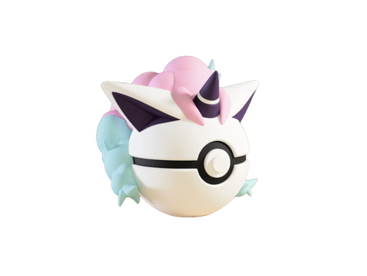 Ponyta custom Poké Ball, 3D printed collectible