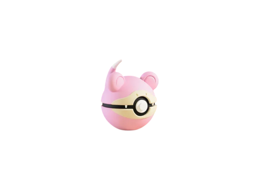 Slowpoke custom Poké Ball, 3D printed collectible