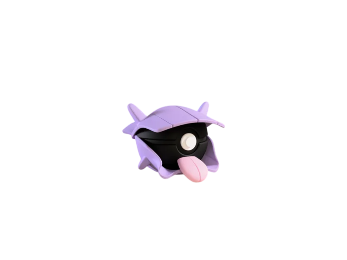 Shellder custom Poké Ball, 3D printed collectible