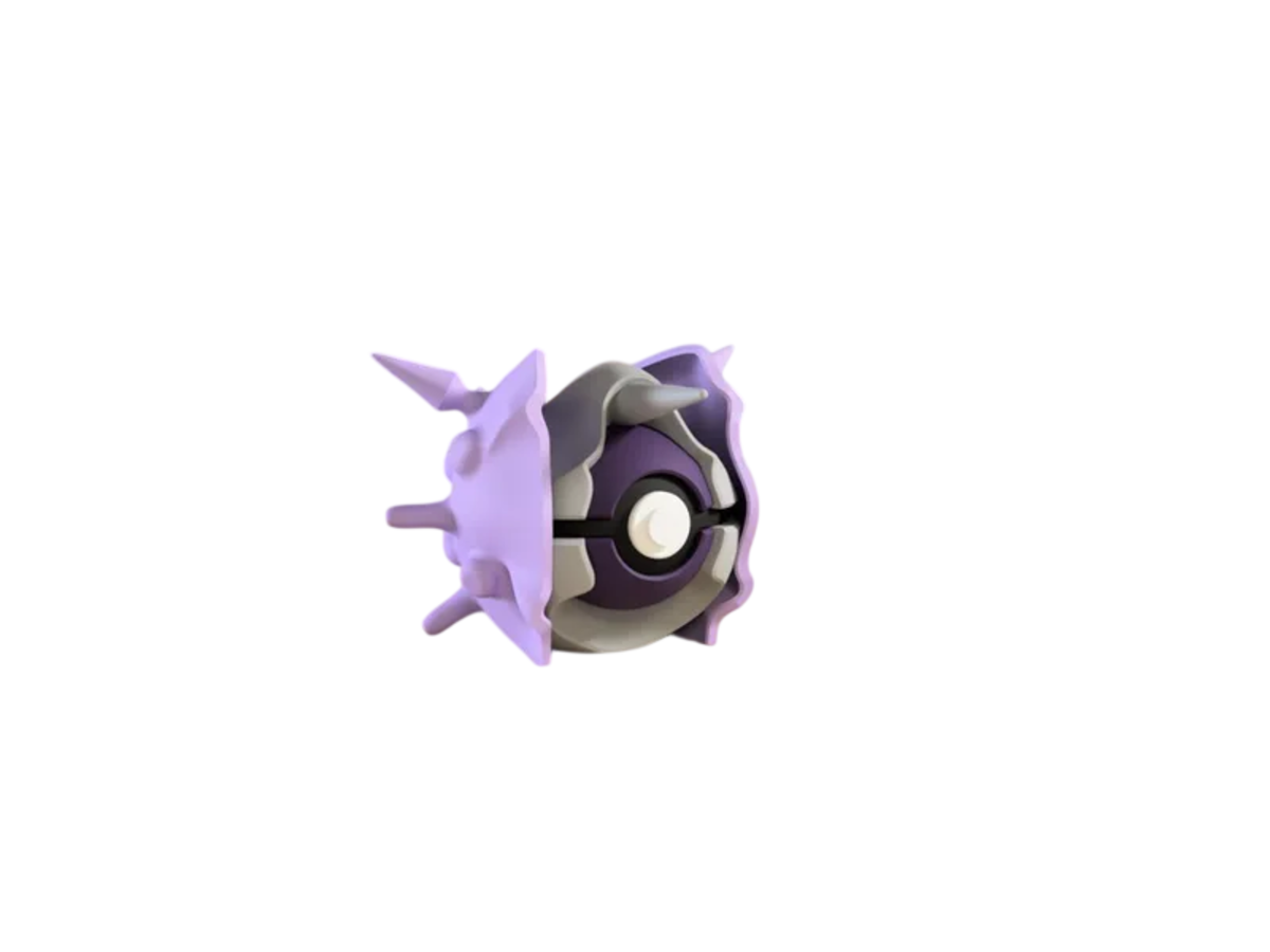 Cloyster custom Poké Ball, 3D printed collectible