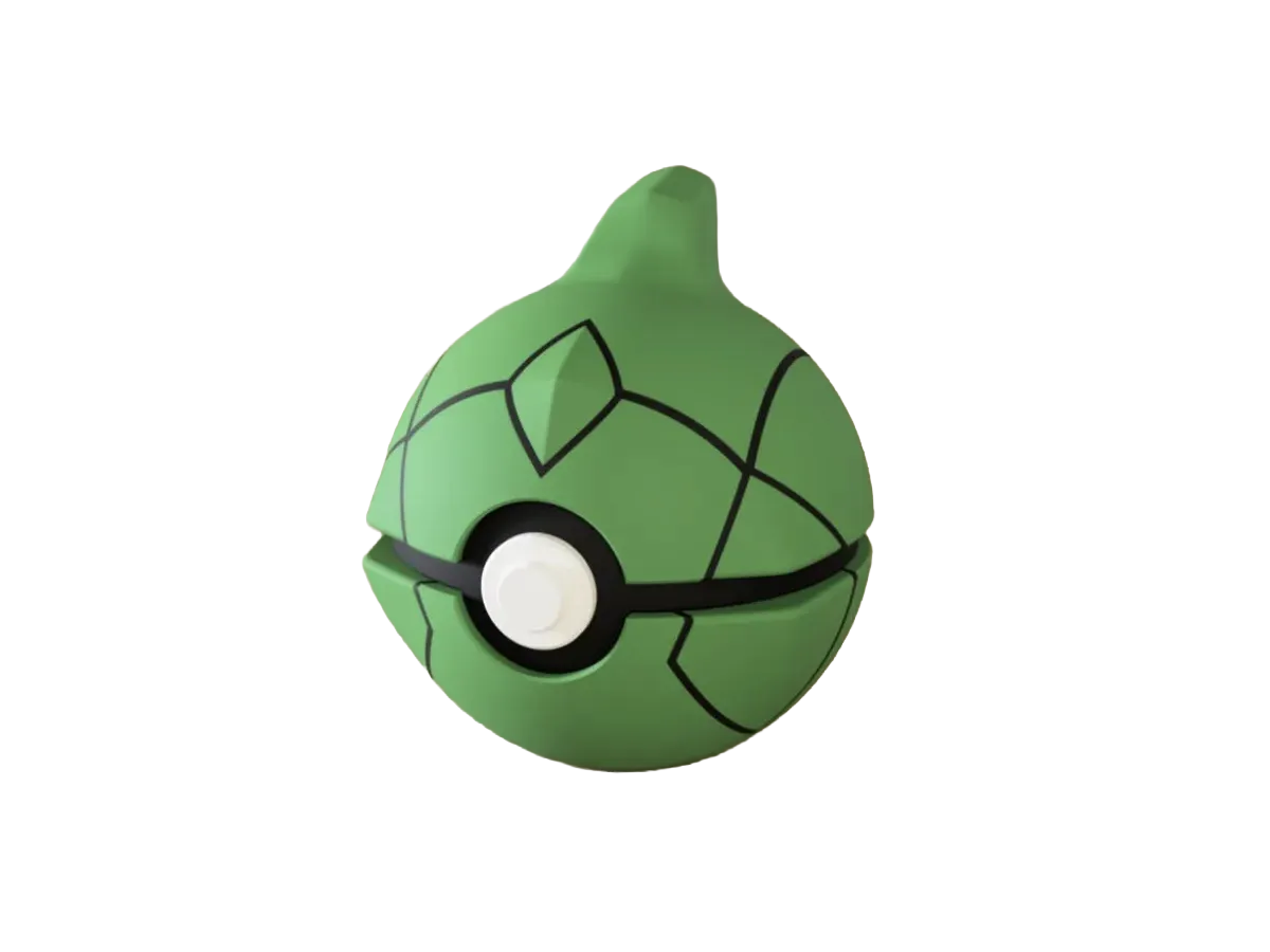 Metapod custom Poké Ball, 3D printed collectible