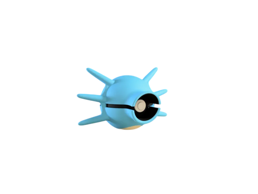 Horsea custom Poké Ball, 3D printed collectible
