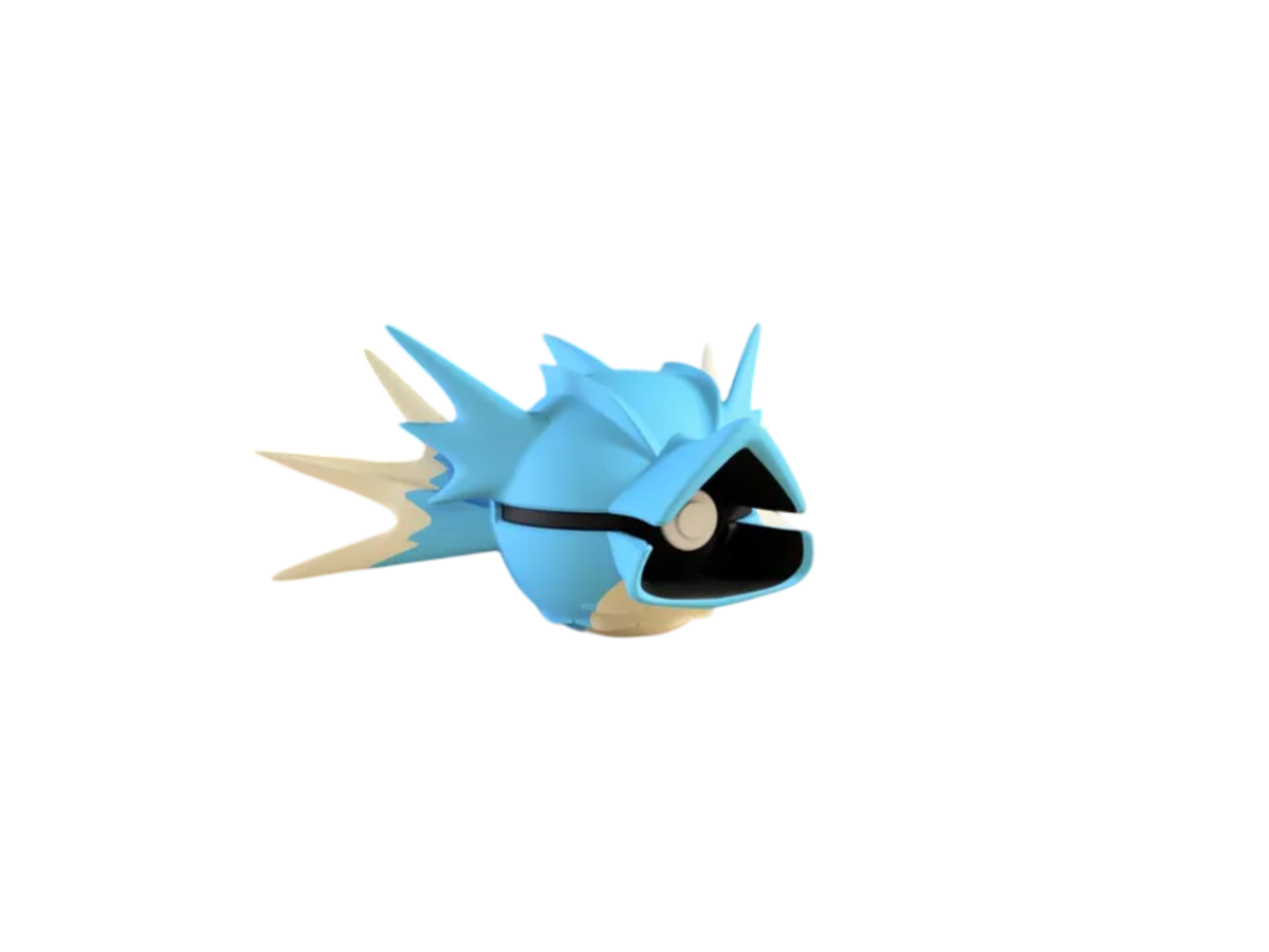 Seadra custom Poké Ball, 3D printed collectible