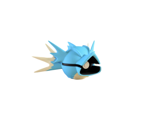Seadra custom Poké Ball, 3D printed collectible