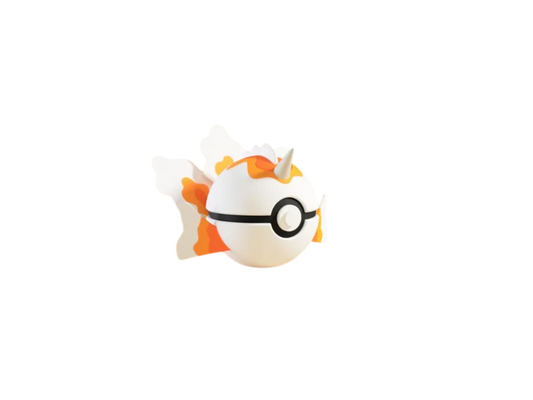 Goldeen custom Poké Ball, 3D printed collectible