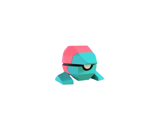 Porygon custom Poké Ball, 3D printed collectible