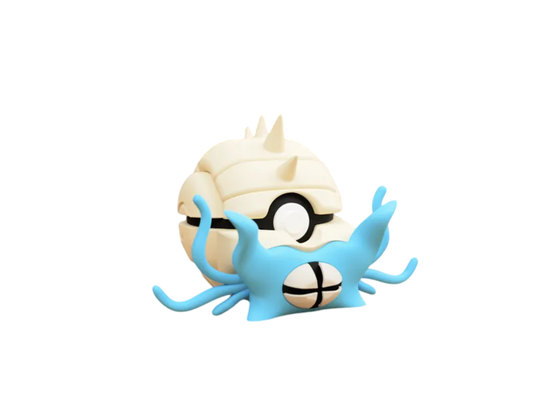 Omastar custom Poké Ball, 3D printed collectible