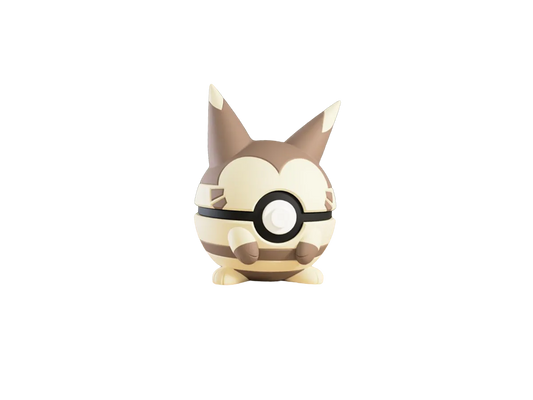 Furret custom Poké Ball, 3D printed collectible