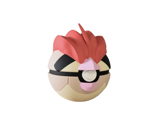 Pidgeotto custom Poké Ball, 3D printed collectible