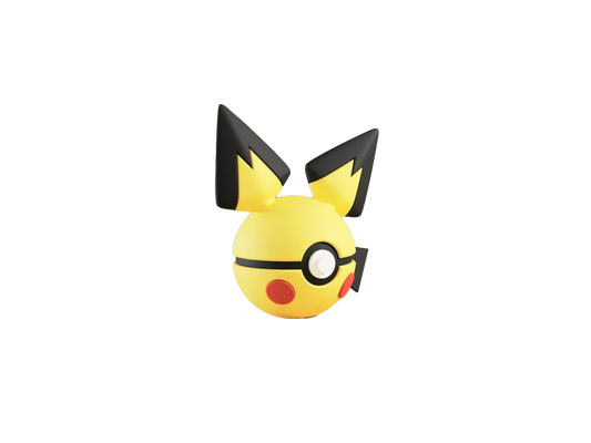 Pichu custom Poké Ball, 3D printed collectible