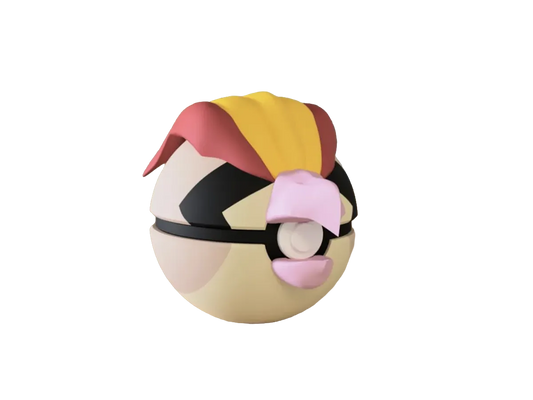 Pidgeot custom Poké Ball, 3D printed collectible