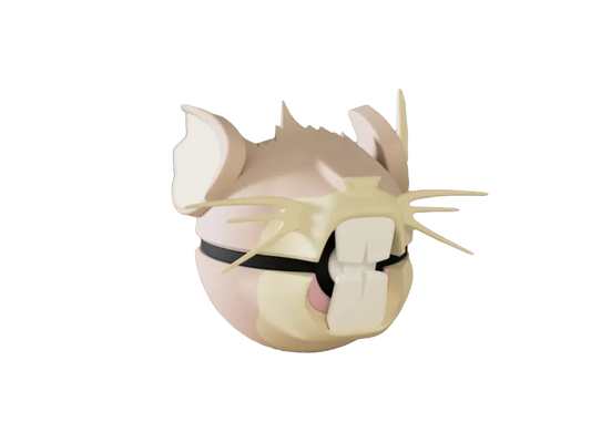 Raticate custom Poké Ball, 3D printed collectible