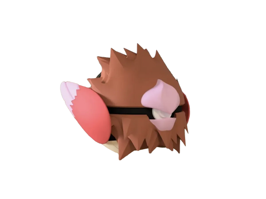 Spearow custom Poké Ball, 3D printed collectible