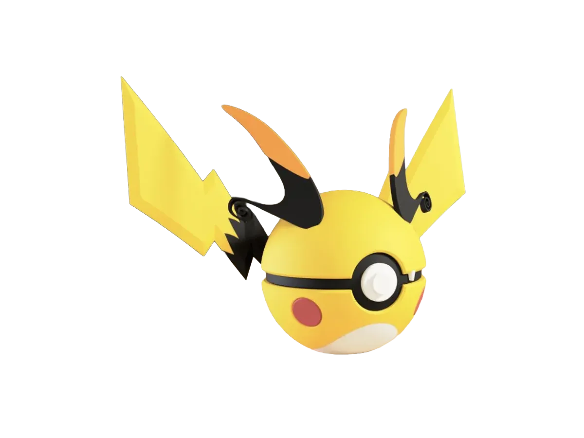 Raichu custom Poké Ball, 3D printed collectible — Signature Finish