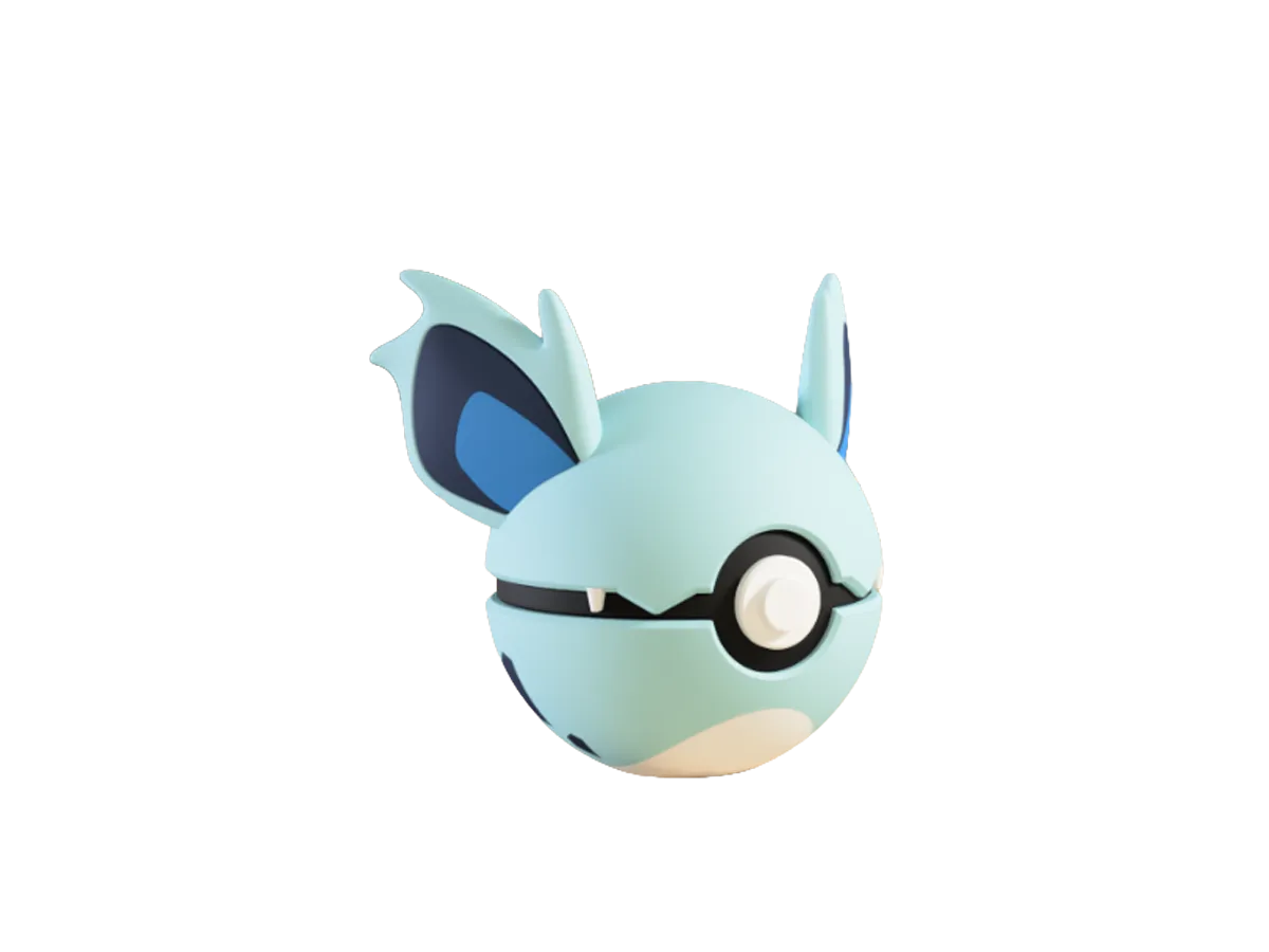 Nidorina custom Poké Ball, 3D printed collectible