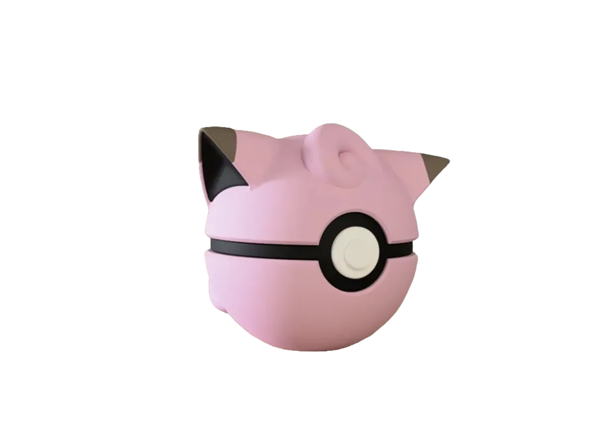 Clefairy custom Poké Ball, 3D printed collectible