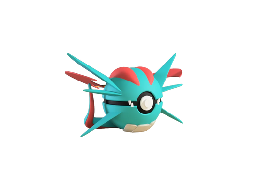 Salamence custom Poké Ball, 3D printed collectible