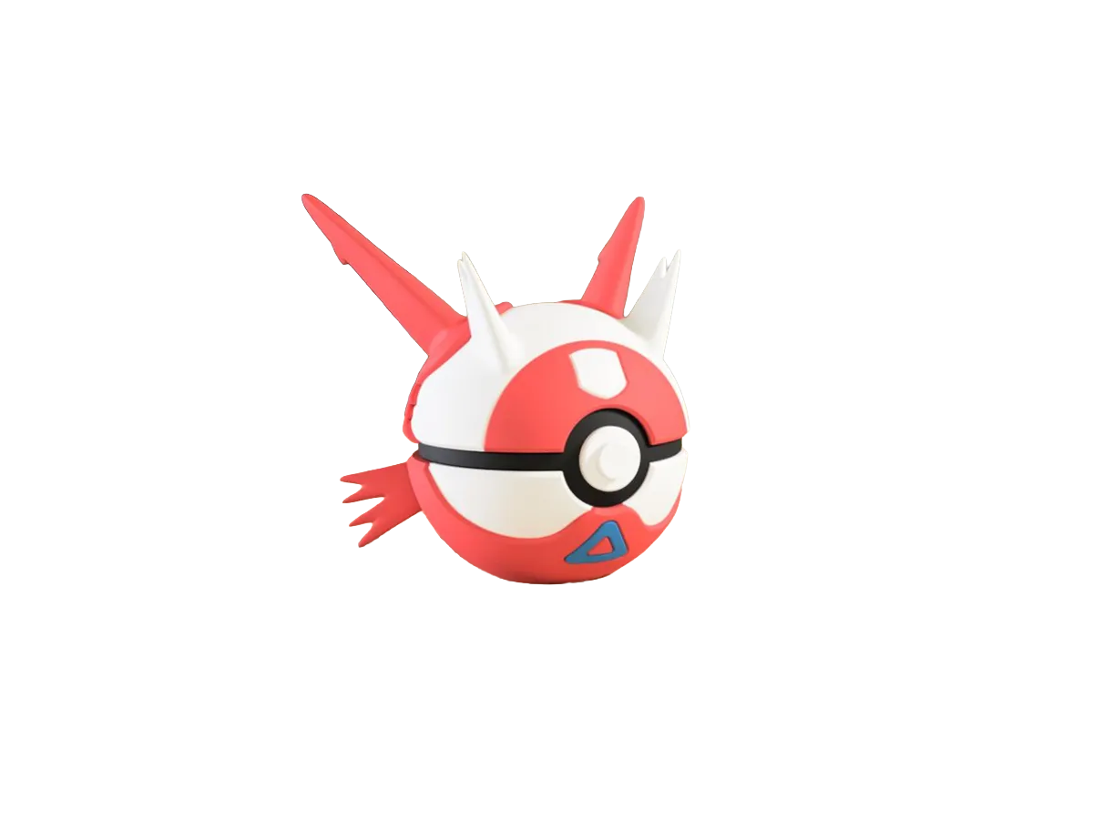 Latias custom Poké Ball, 3D printed collectible