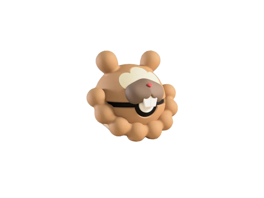 Bidoof custom Poké Ball, 3D printed collectible