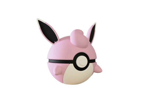 Wigglytuff custom Poké Ball, 3D printed collectible