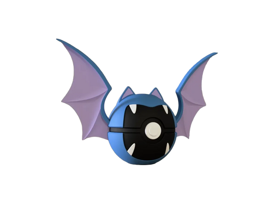 Golbat custom Poké Ball, 3D printed collectible