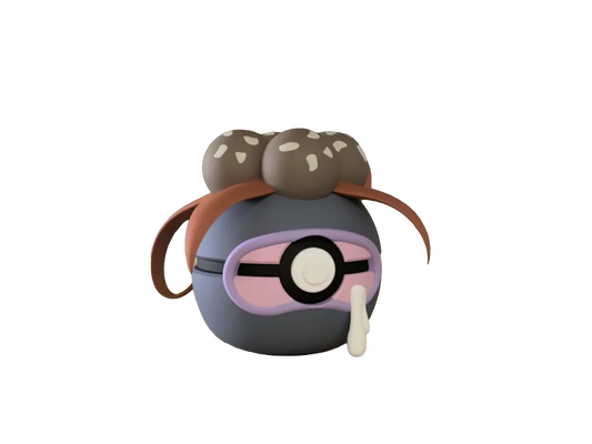 Gloom custom Poké Ball, 3D printed collectible