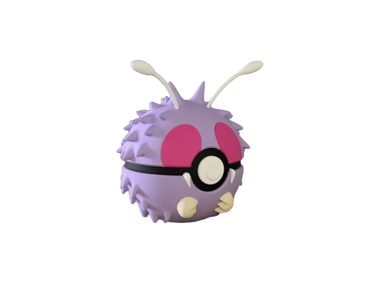 Venonat custom Poké Ball, 3D printed collectible