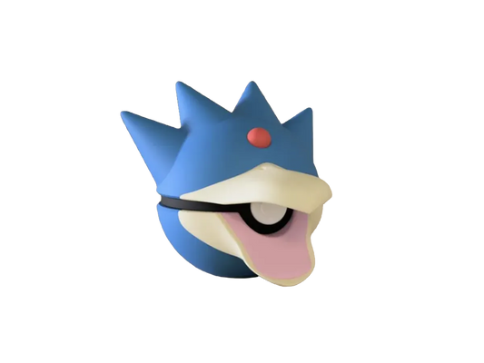 Golduck custom Poké Ball, 3D printed collectible