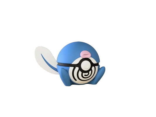 Poliwag custom Poké Ball, 3D printed collectible