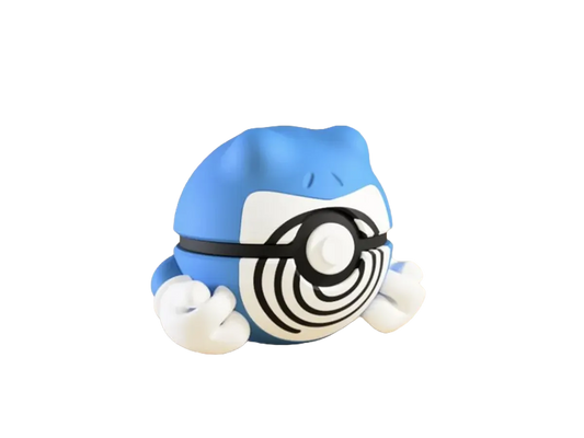 Poliwrath custom Poké Ball, 3D printed collectible