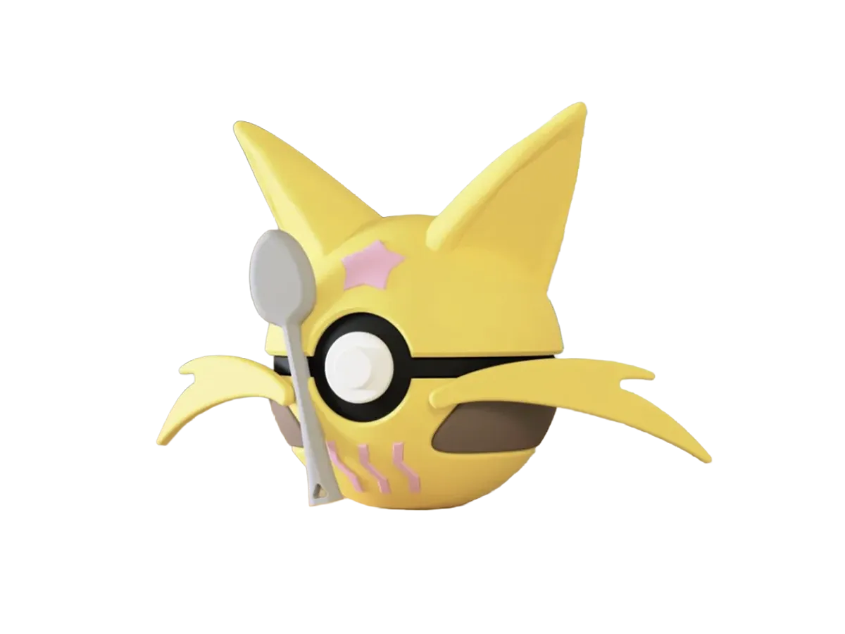 Kadabra custom Poké Ball, 3D printed collectible