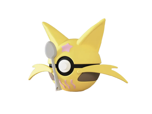 Kadabra custom Poké Ball, 3D printed collectible
